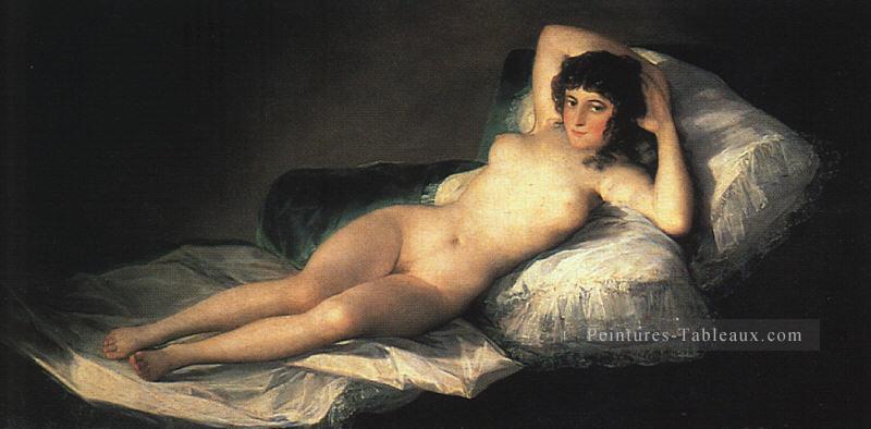Portrait de Nu Maja Francisco Goya Peintures à l'huile